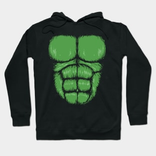 Green Beast Chest Hoodie